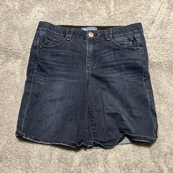 Democracy Pants - Democracy Jean Shorts Womens 12 Bermuda Mid Rise Stretch